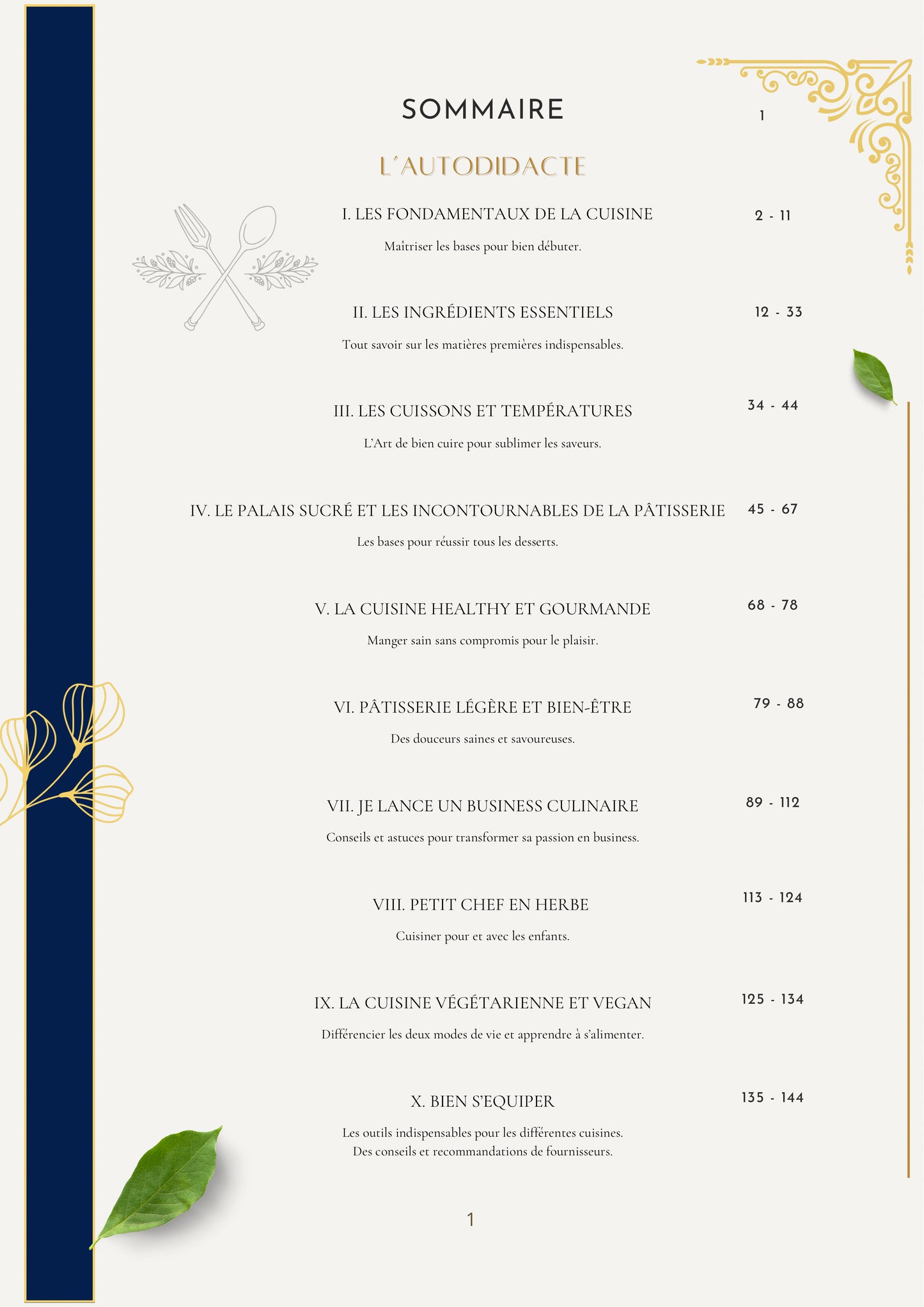 Le Pack Ultime : “L'Autodidacte” - Le Guide Complet de la Cuisine.